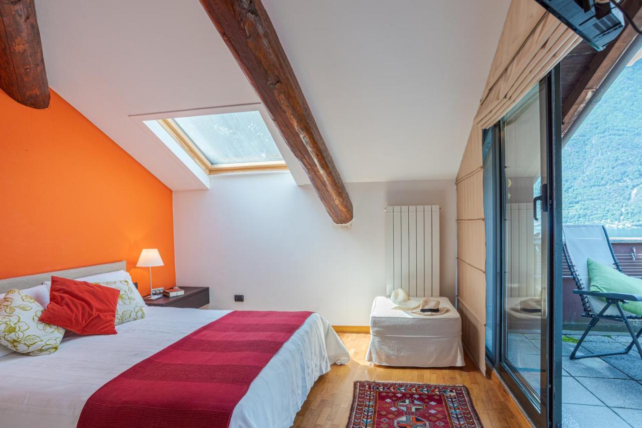 Apartament Apt With Terrace And Shared Pool! Lake View! Nesso Zewnętrze zdjęcie