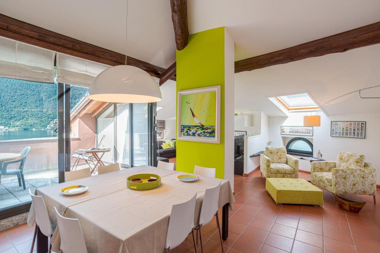 Apartament Apt With Terrace And Shared Pool! Lake View! Nesso Zewnętrze zdjęcie