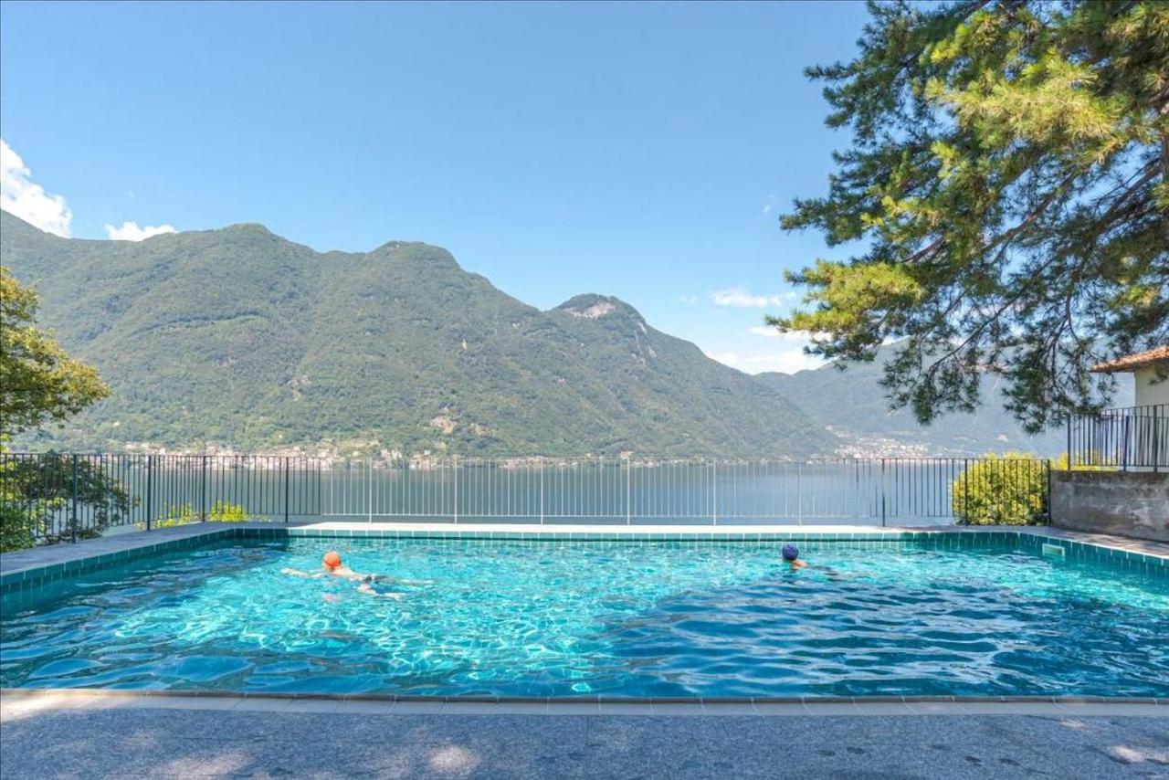 Apartament Apt With Terrace And Shared Pool! Lake View! Nesso Zewnętrze zdjęcie