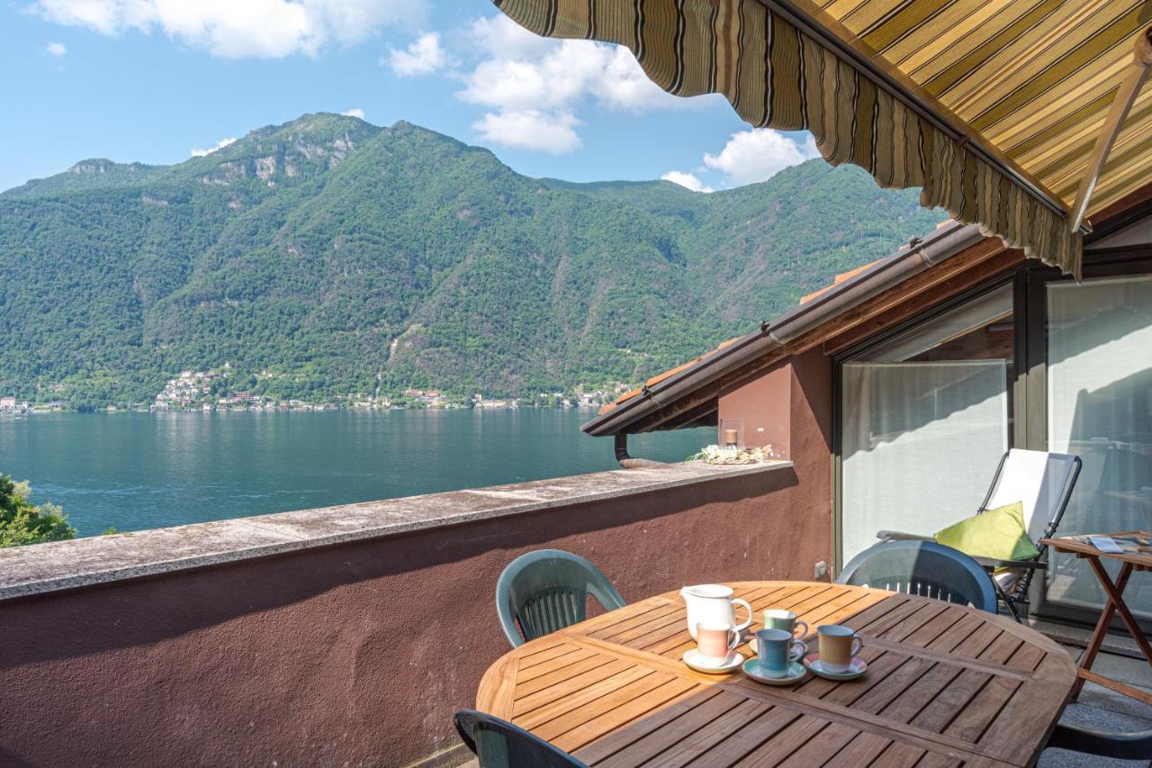 Apartament Apt With Terrace And Shared Pool! Lake View! Nesso Zewnętrze zdjęcie