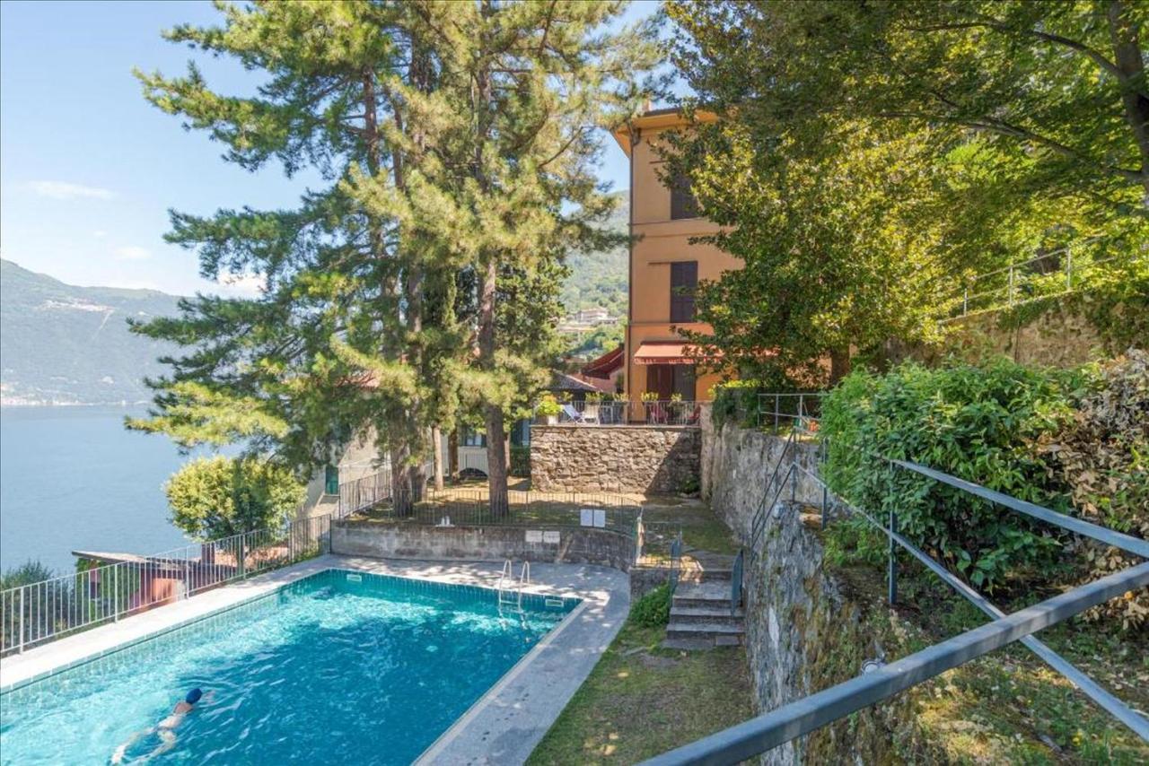 Apartament Apt With Terrace And Shared Pool! Lake View! Nesso Zewnętrze zdjęcie